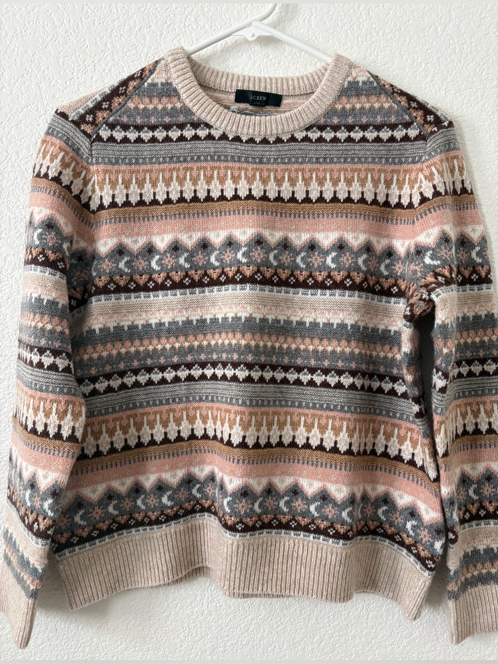 J. Crew Fair Isle Crewneck Sweater